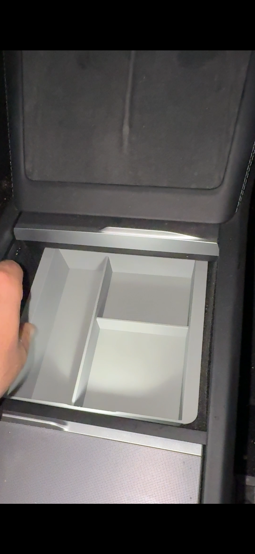 Centre Console Organiser Tray — Tesla Model Y Juniper (2025) & Model 3 Highland