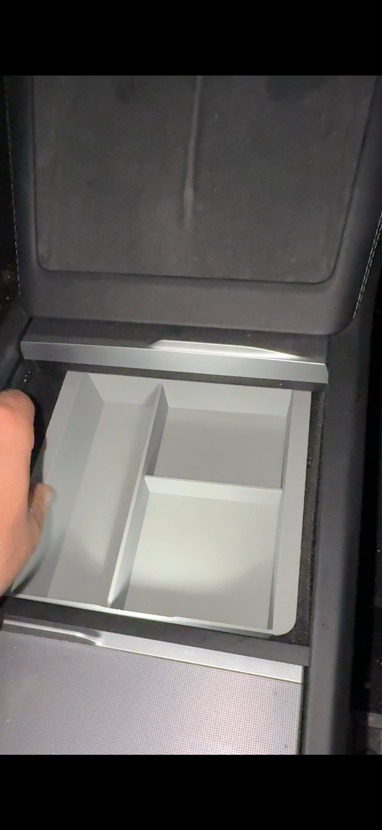Centre Console Organiser Tray — Tesla Model Y Juniper (2025) & Model 3 Highland