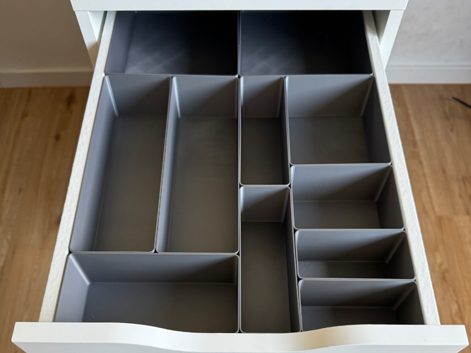 IKEA Alex Drawer Bin — Custom Size — 3D Printed PETG | Australian Made
