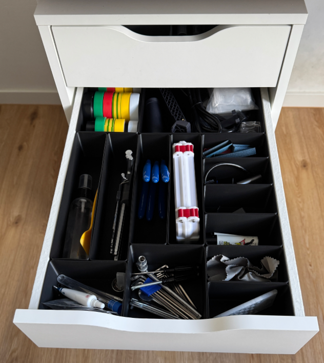 IKEA Alex Drawer Bin — Custom Size — 3D Printed PETG | Australian Made